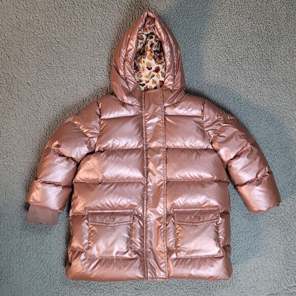 Pink Chicken Coat Little Girls 3Y Pink Paulina Quilted Insulated Goose Down Warm